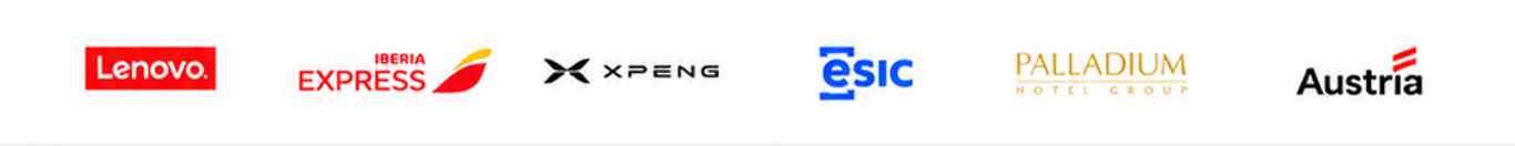 Lenovo, Iberia Express, XPENG, ESIC, Palladium Hotel Group y Austria